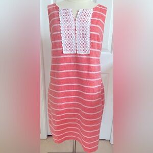 Talbots gorgeous embroided dress size 14